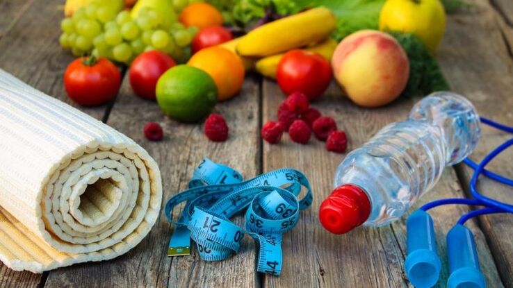 alimentos saudables e polgadas para perder peso cunha nutrición adecuada
