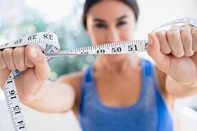 Centímetro e perda de peso na dieta Maggi